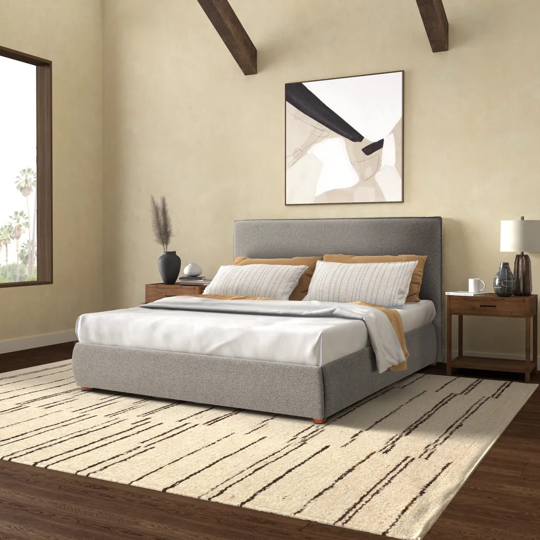 Tulli Gray King Bed - Thumbnail - Image 3
