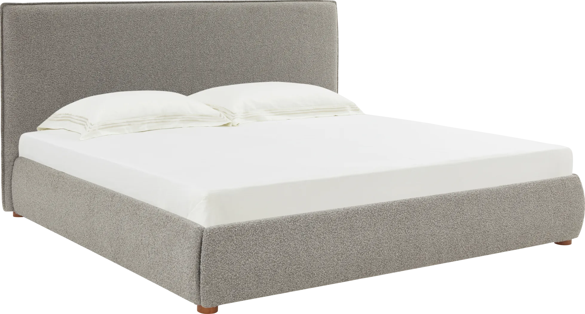 Tulli Gray King Bed - Thumbnail - Image 1