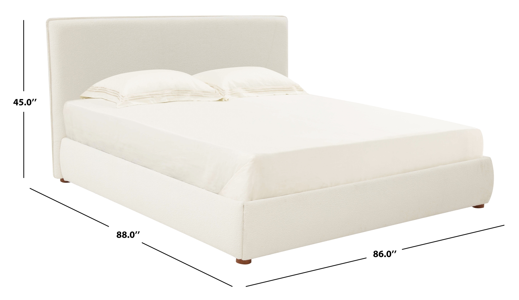 Tulli Ivory King Bed - Thumbnail - Image 5