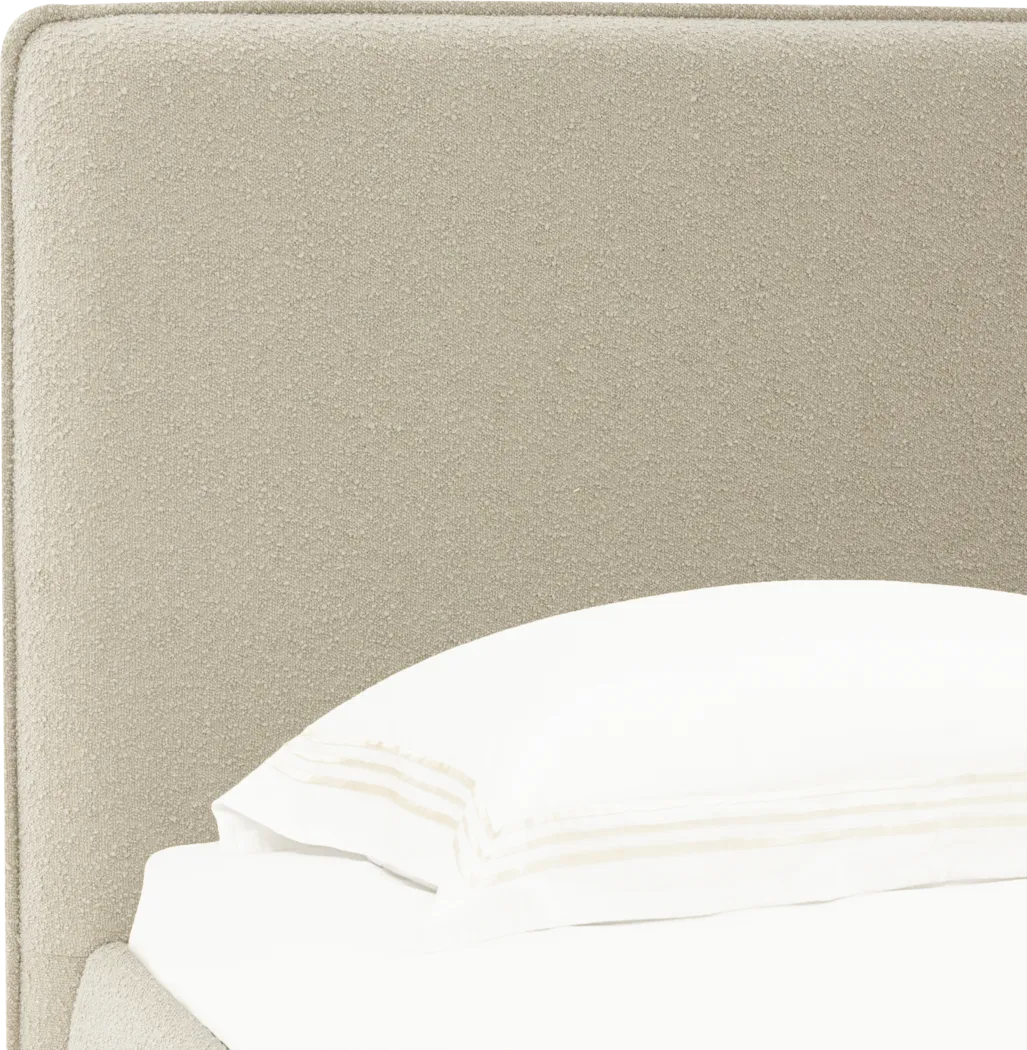 Tulli Oatmeal King Bed - Thumbnail - Image 3