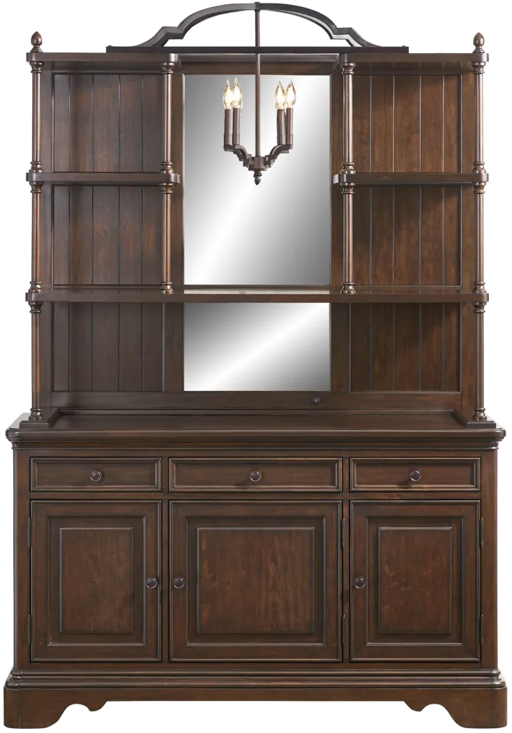 Tullius Brown 2 Pc Curio - Thumbnail - Image 1