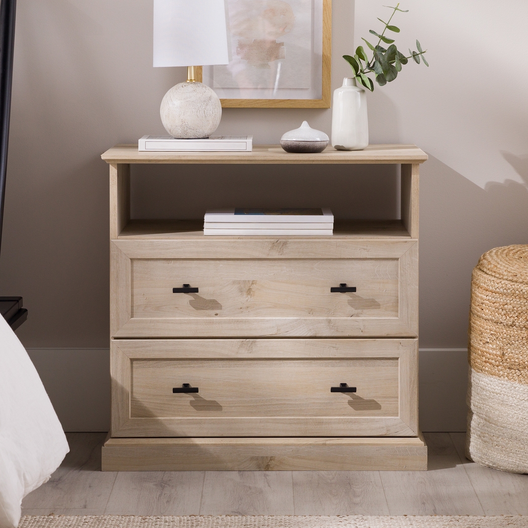 Tulough White Oak Nightstand - Thumbnail - Image 3