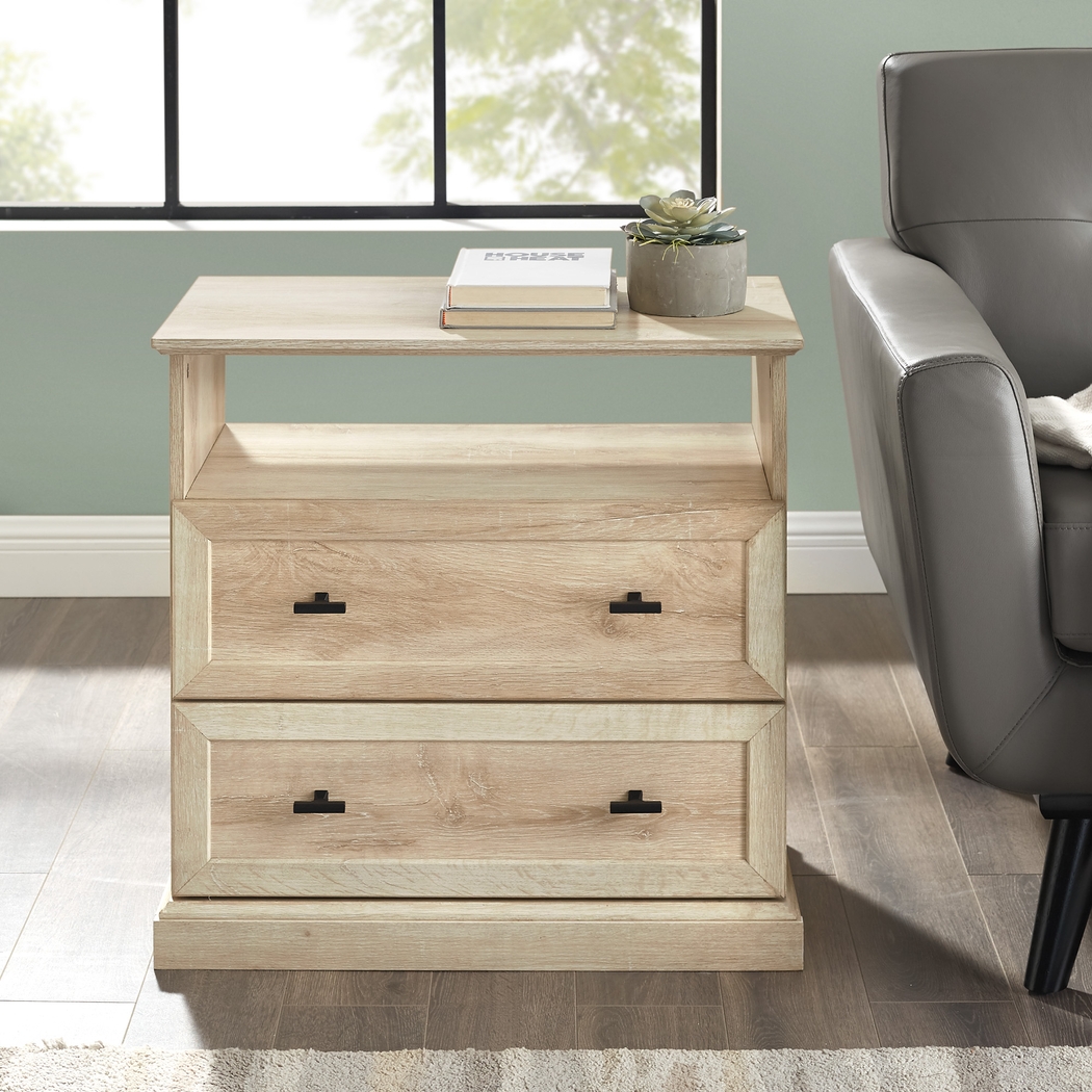 Tulough White Oak Nightstand - Thumbnail - Image 5