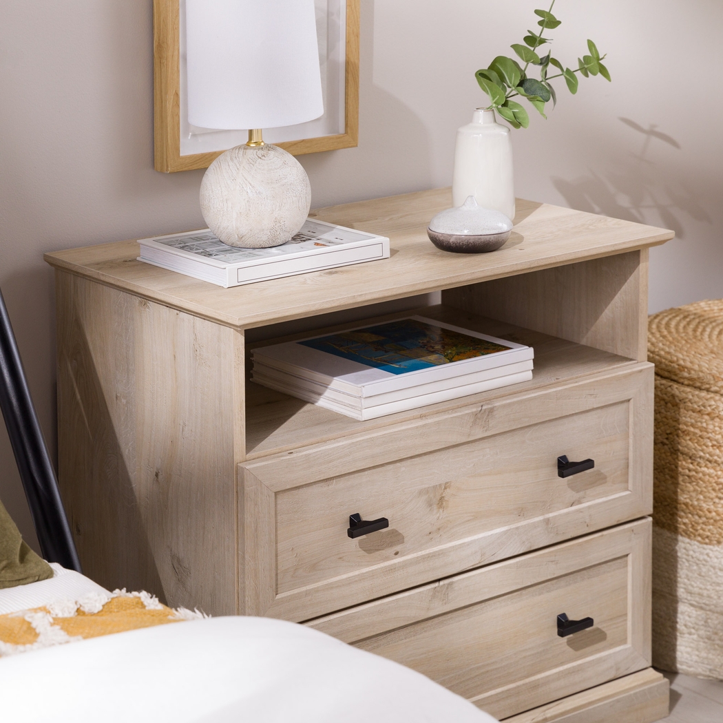 Tulough White Oak Nightstand - Thumbnail - Image 7