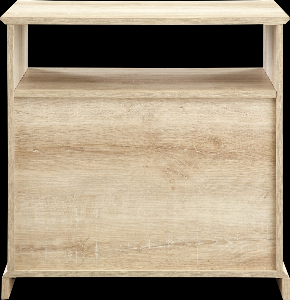 Tulough White Oak Nightstand - Thumbnail - Image 8