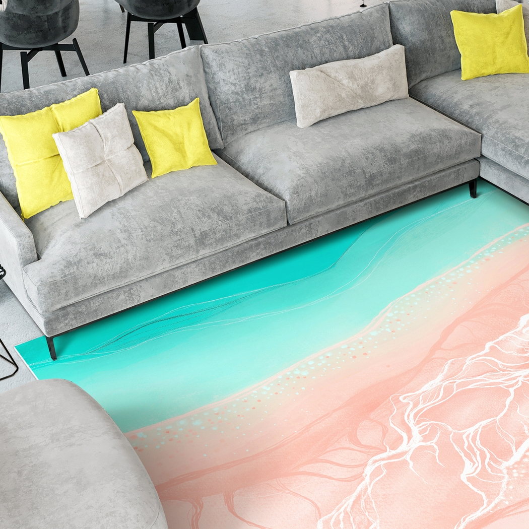 Tulrain Pink 7'7 x 10'5 Rug - Thumbnail - Image 3