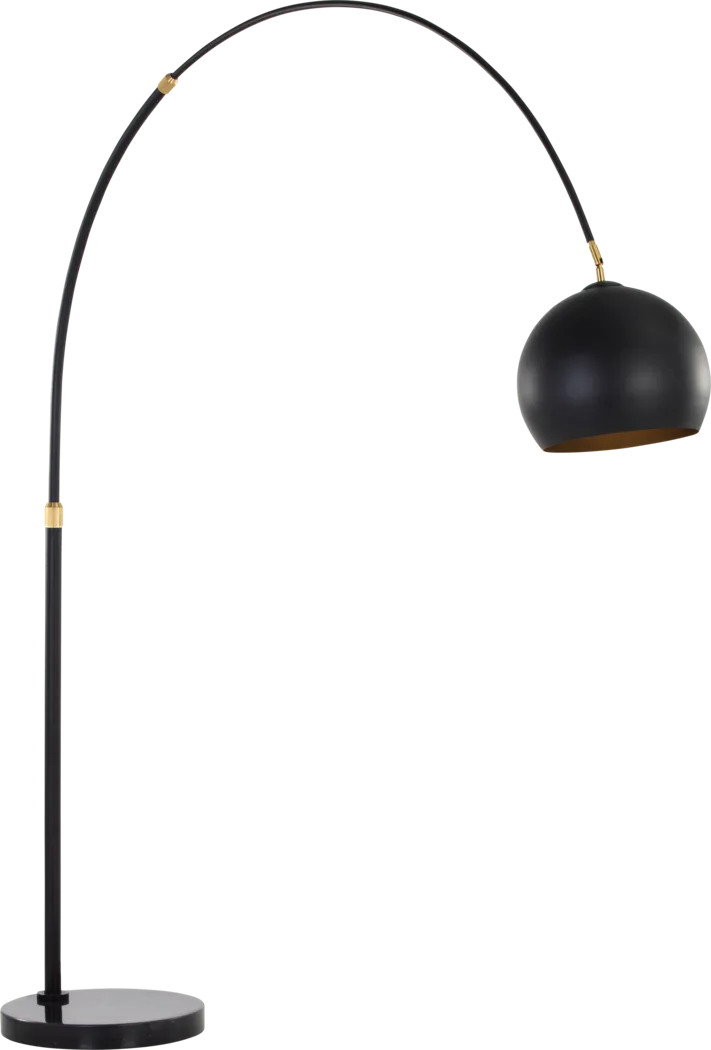 Tulum Bay Black Floor Lamp - Thumbnail - Image 1