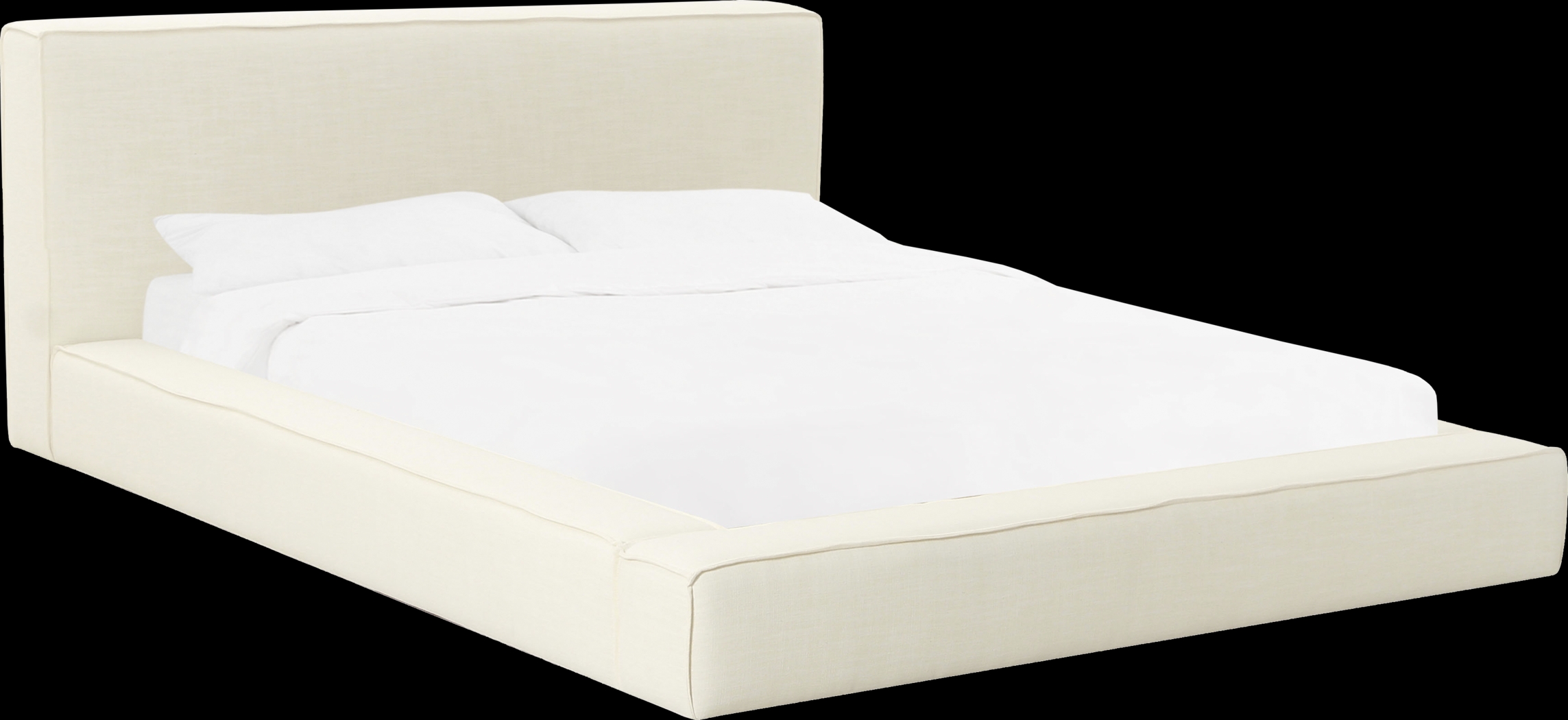 Tumelty Cream King Bed - Thumbnail - Image 1