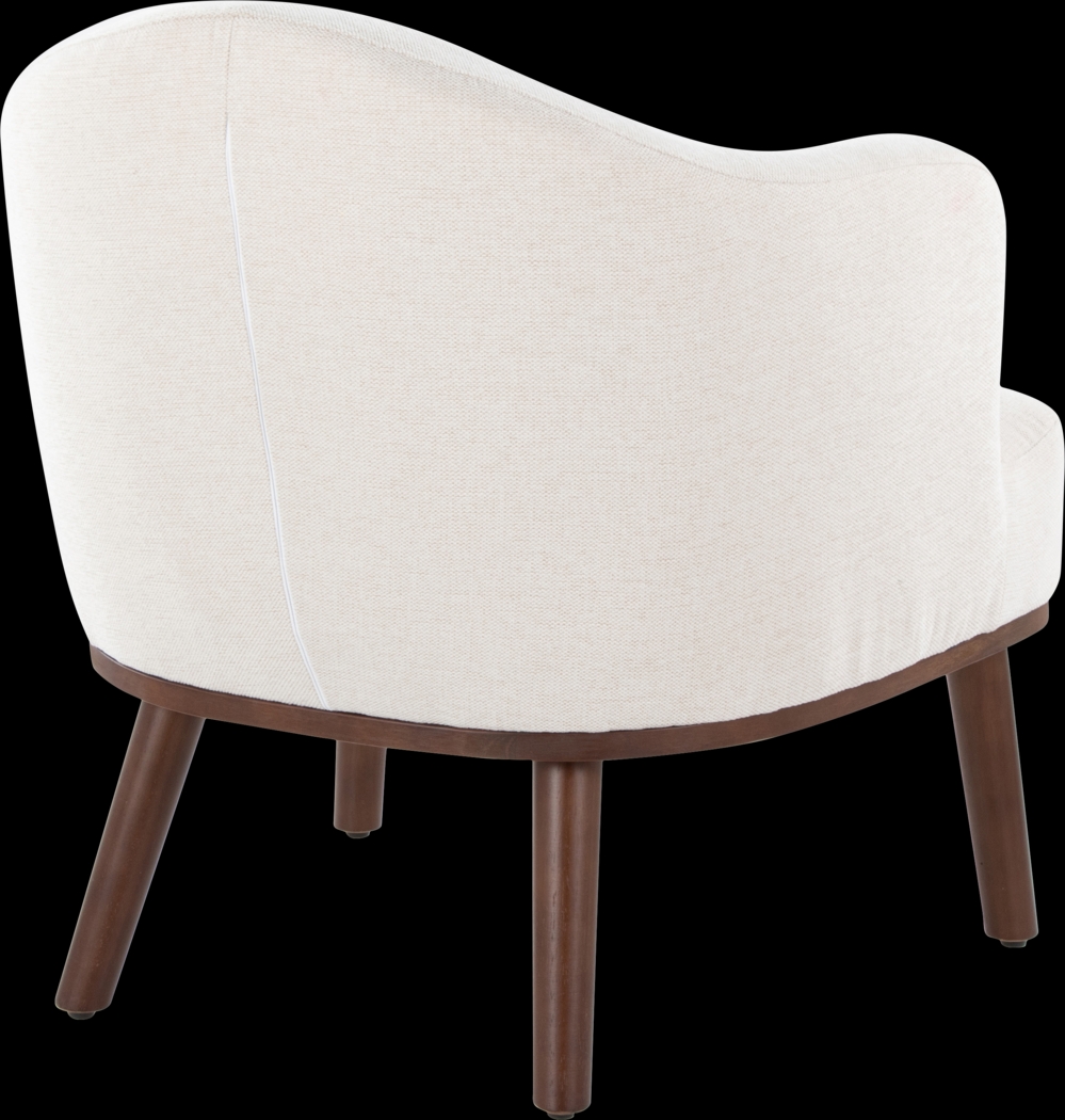 Tumpkins Cream Accent Chair - Thumbnail - Image 7