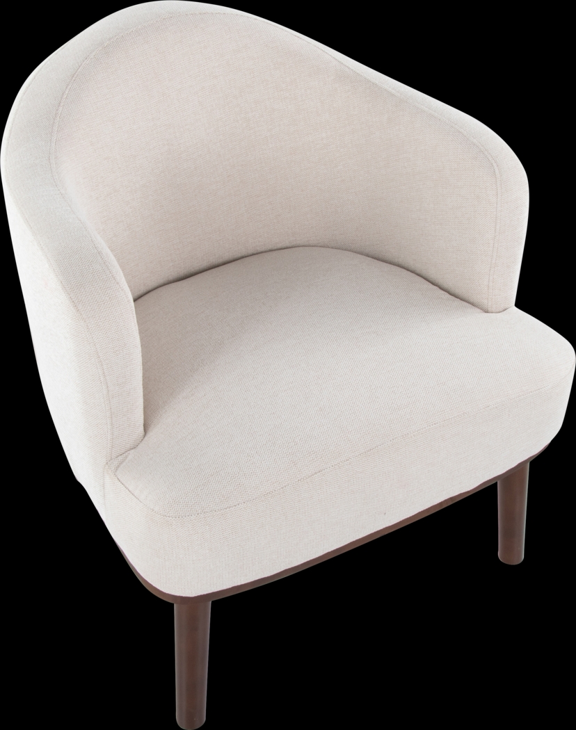 Tumpkins Cream Accent Chair - Thumbnail - Image 10