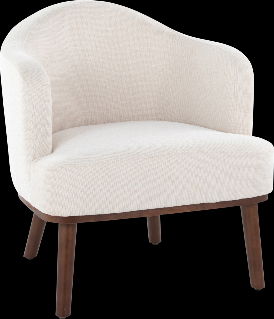 Tumpkins Cream Accent Chair - Thumbnail - Image 1