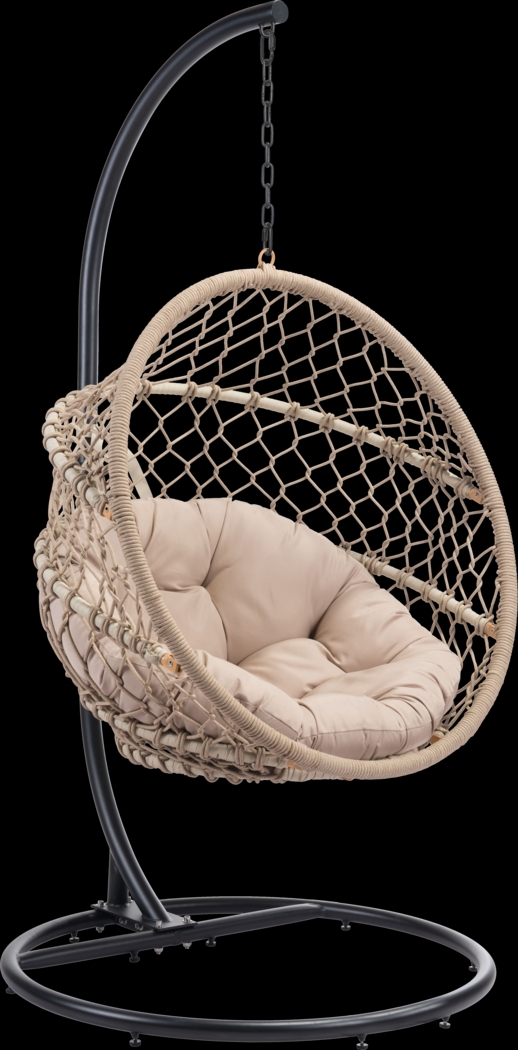 Tumwater Natural Outdoor  Hanging Chair - Thumbnail - Image 1