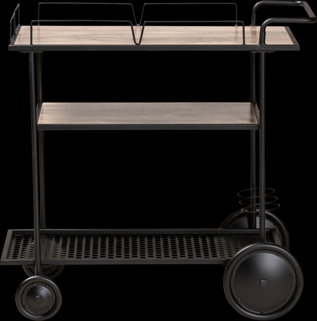 Tunbridge Black Bar Cart - Thumbnail - Image 3