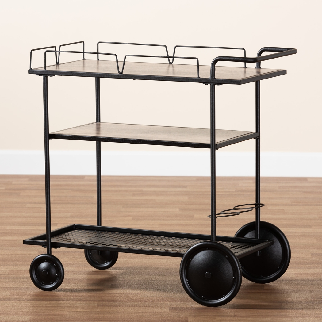 Tunbridge Black Bar Cart - Thumbnail - Image 7