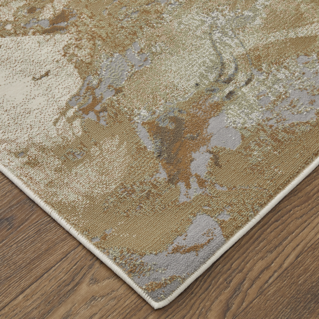 Tuncour Orange 3'10 x 6' Rug - Thumbnail - Image 6