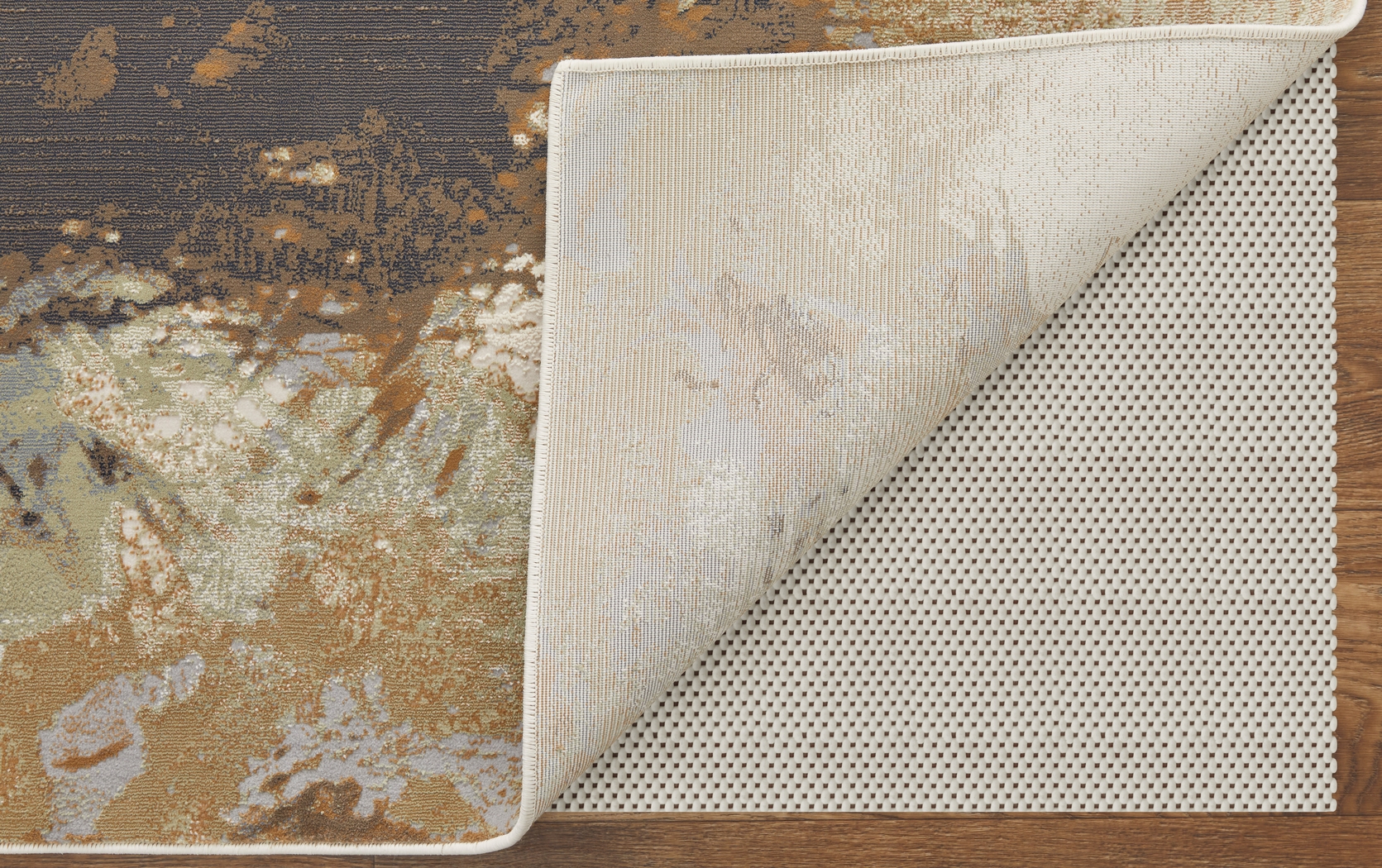 Tuncour Orange 7'9 x 10' Rug - Thumbnail - Image 4