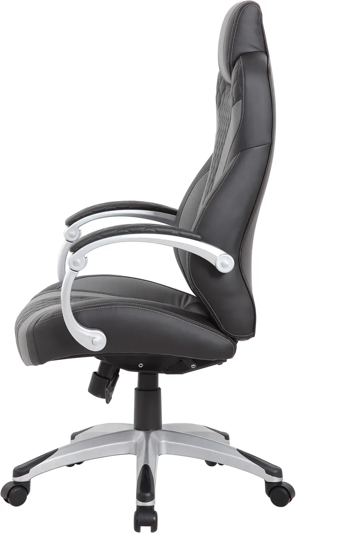Tunlaw Black Office Chair - Thumbnail - Image 3