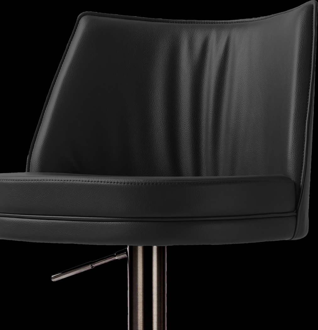 Tuolomne Black Adjustable Barstool - Thumbnail - Image 5