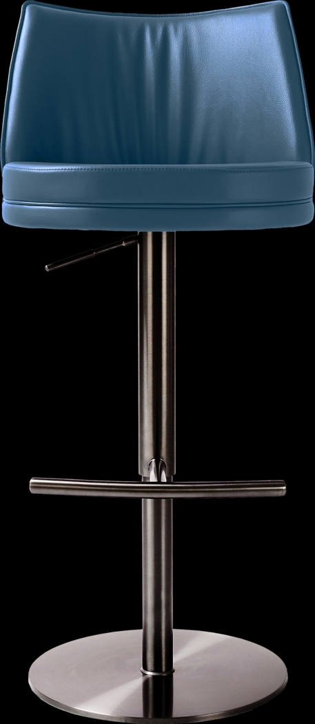 Tuolomne Blue Adjustable Barstool - Thumbnail - Image 3