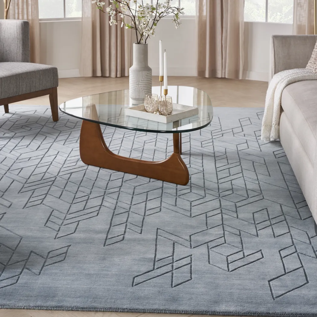 Tupelo Blue 12' x 15' Rug - Thumbnail - Image 6