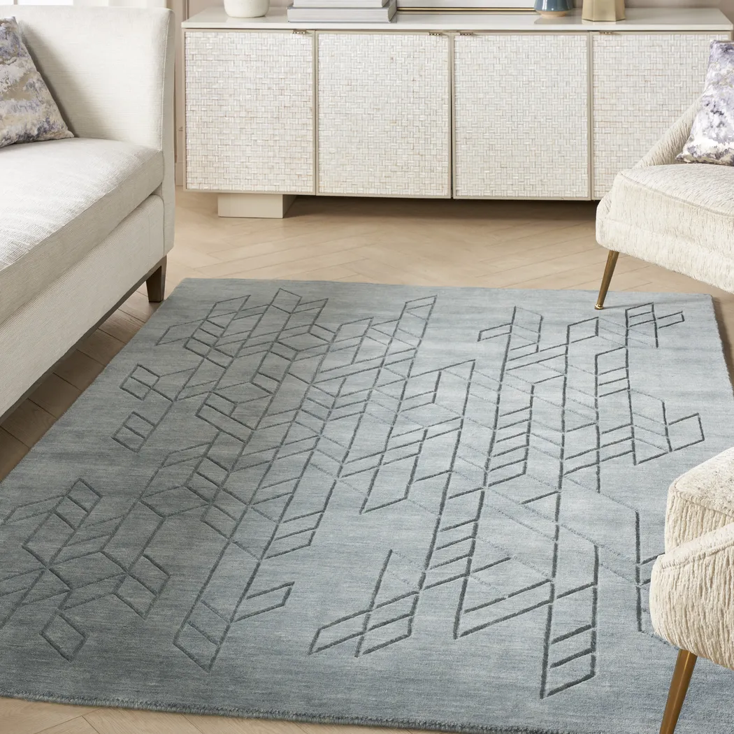 Tupelo BLUE 5'3 x 7'5 Rug - Thumbnail - Image 2
