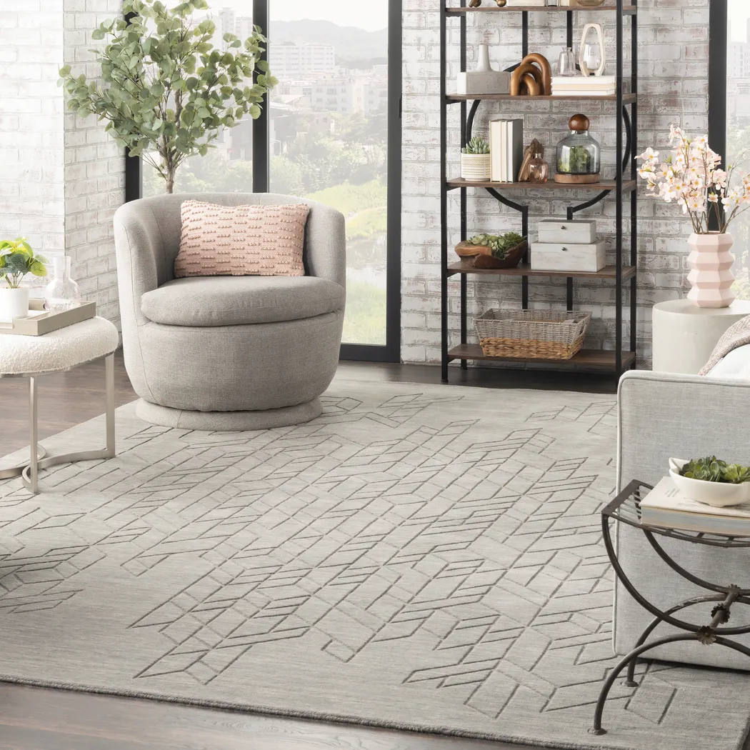 Tupelo Gray 7'9 x 9'9 Rug - Thumbnail - Image 5