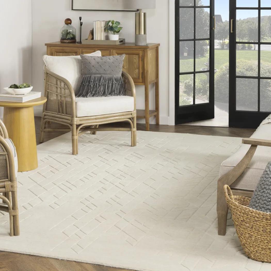 Tupelo Ivory 5'3 x 7'5 Rug - Thumbnail - Image 2