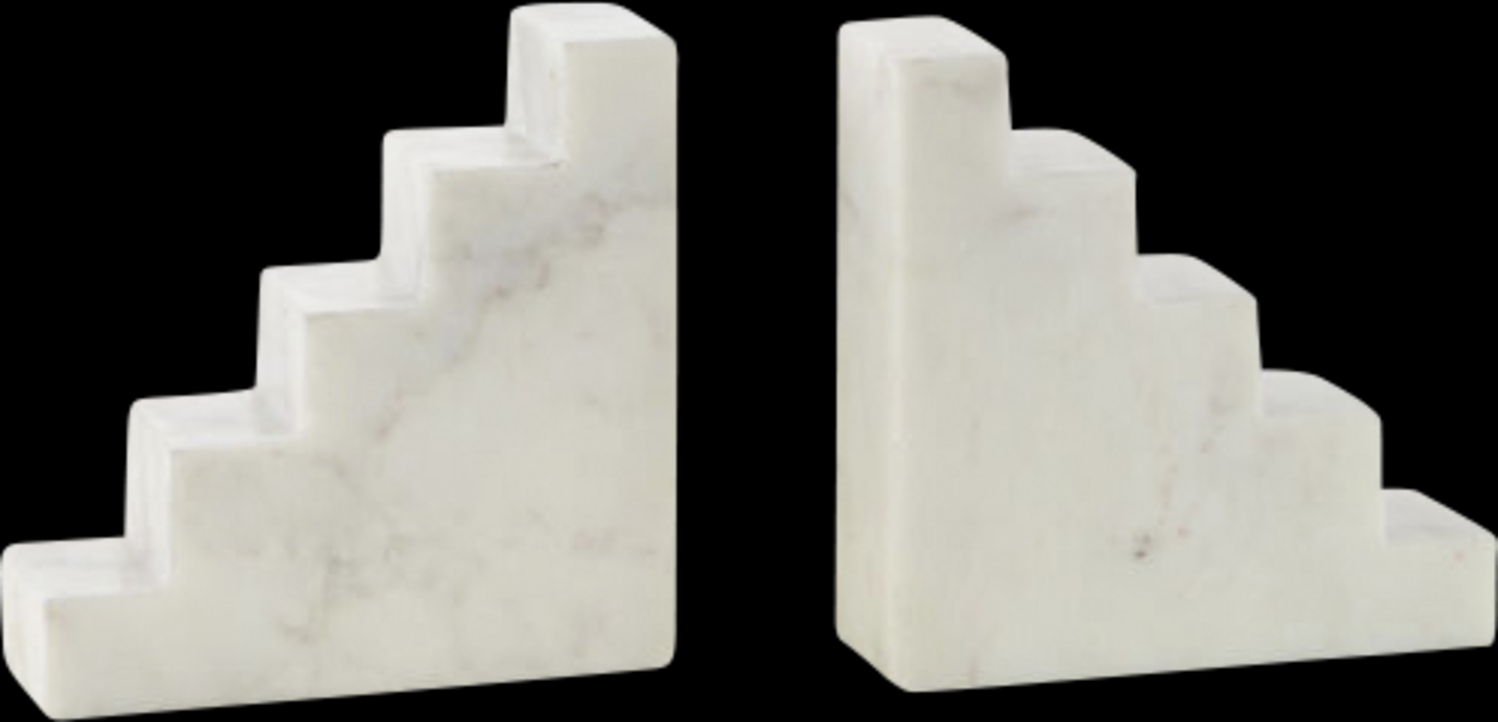 Turi White Bookend, Set of 2 - Thumbnail - Image 1