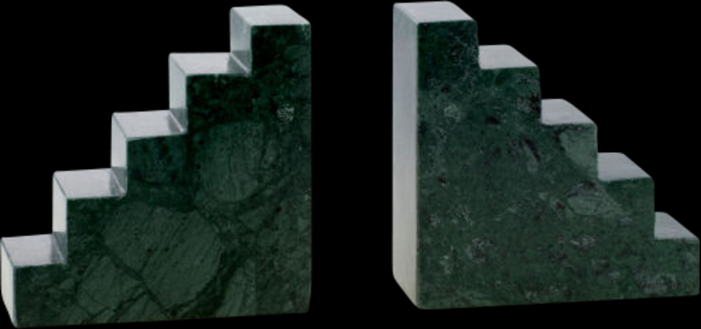 Turi Green Bookend, Set of 2 - Thumbnail - Image 1