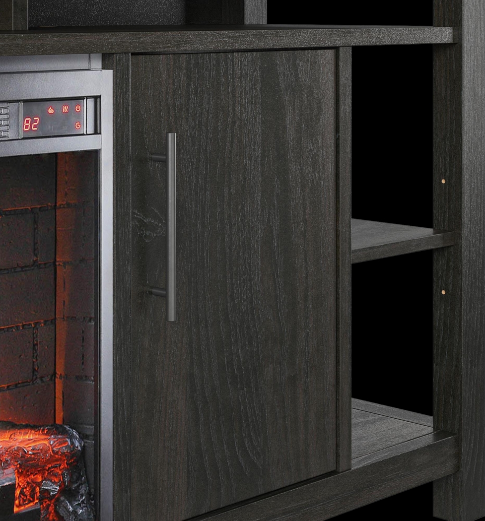 Turrell Espresso 68 in. Console with Electric Fireplace - Thumbnail - Image 6