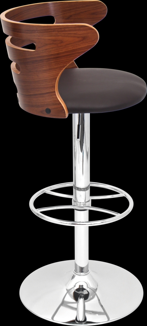 Turrentine Brown Adjustable Barstool, Set of 2 - Thumbnail - Image 9