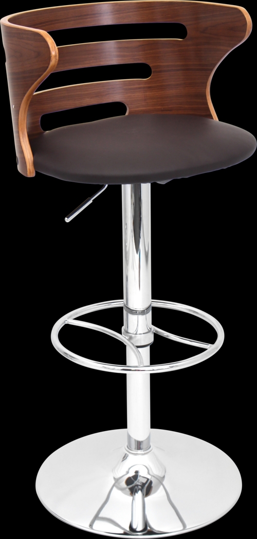 Turrentine Brown Adjustable Barstool, Set of 2 - Thumbnail - Image 10