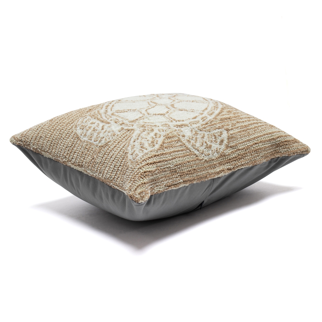 Turtle Cove Neutral Indoor/Outdoor Accent Pillow - Thumbnail - Image 3