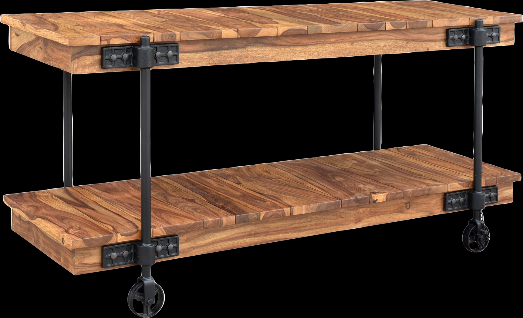 Tuscumbia Brown Console Table - Thumbnail - Image 1