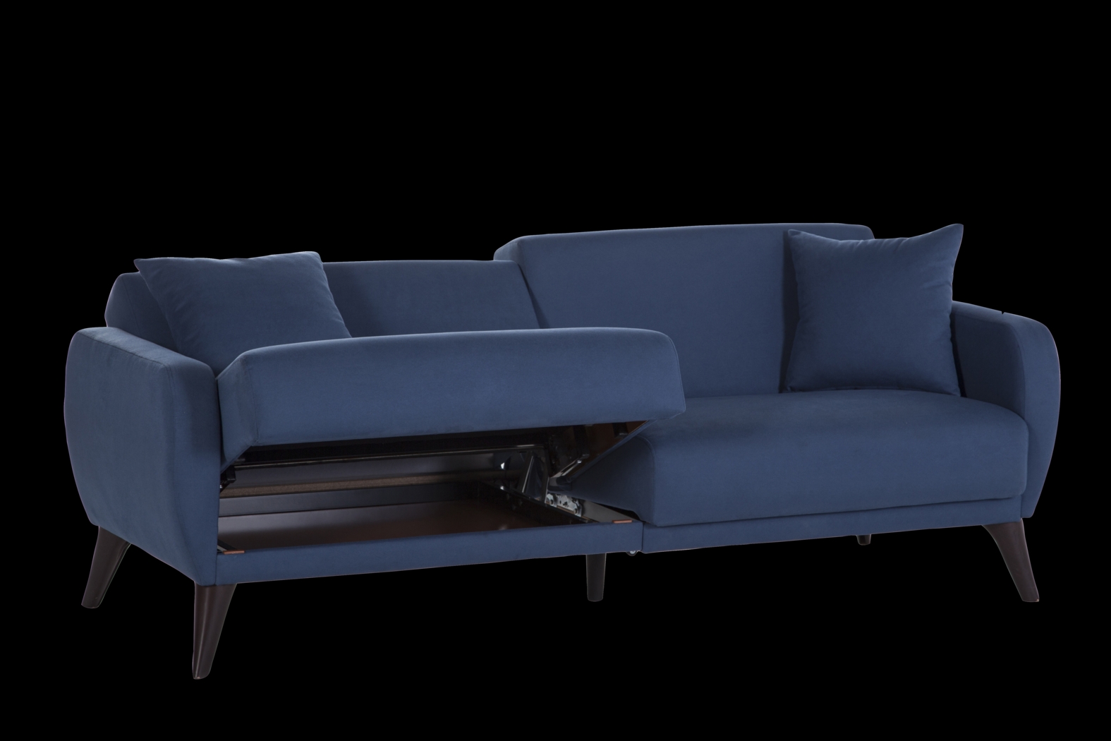 Tusico Blue Sleeper Sofa - Thumbnail - Image 3