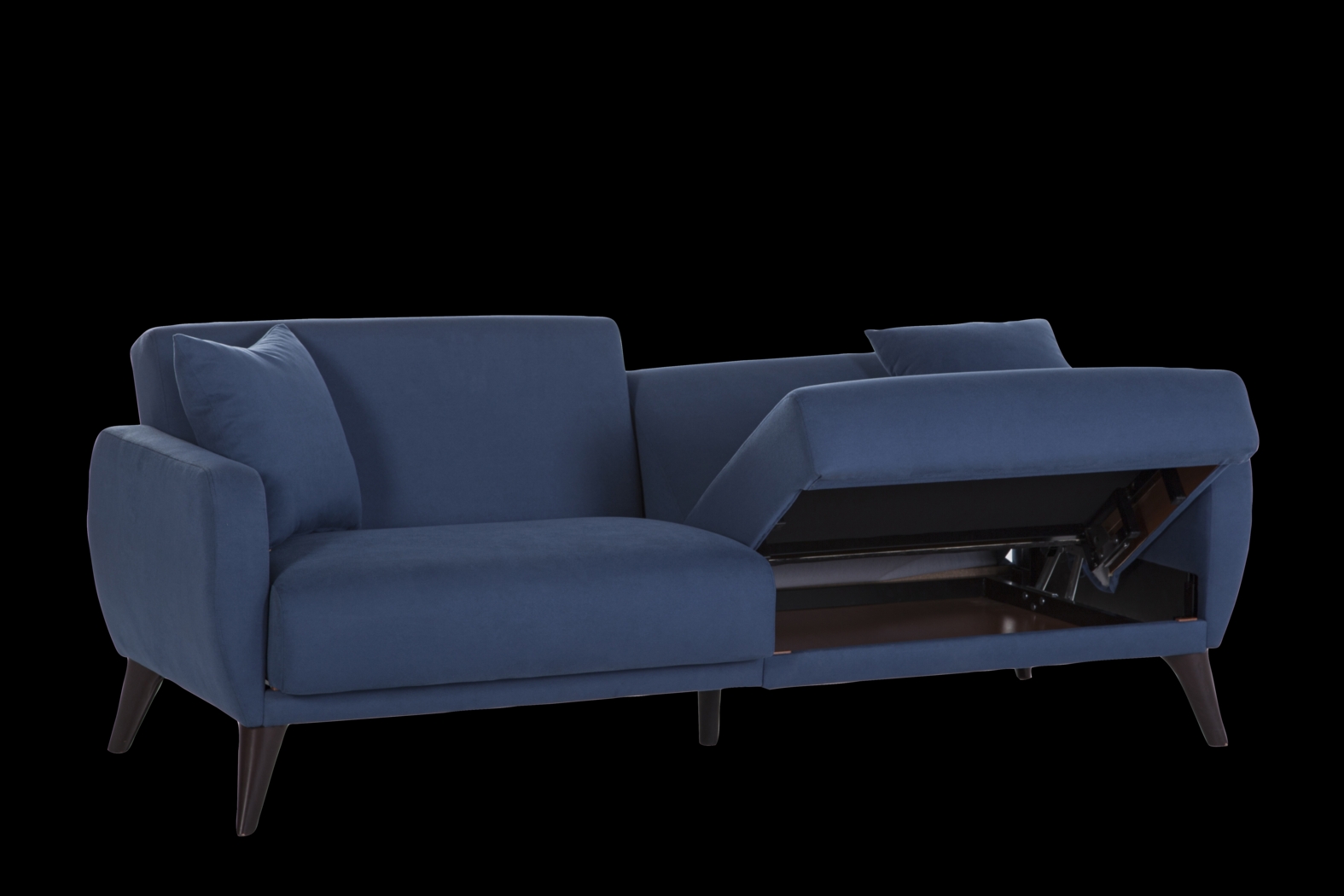 Tusico Blue Sleeper Sofa - Thumbnail - Image 4