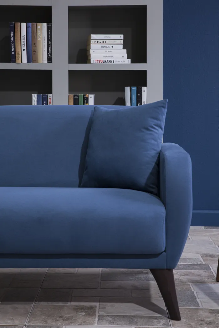 Tusico Blue Sleeper Sofa - Image 10