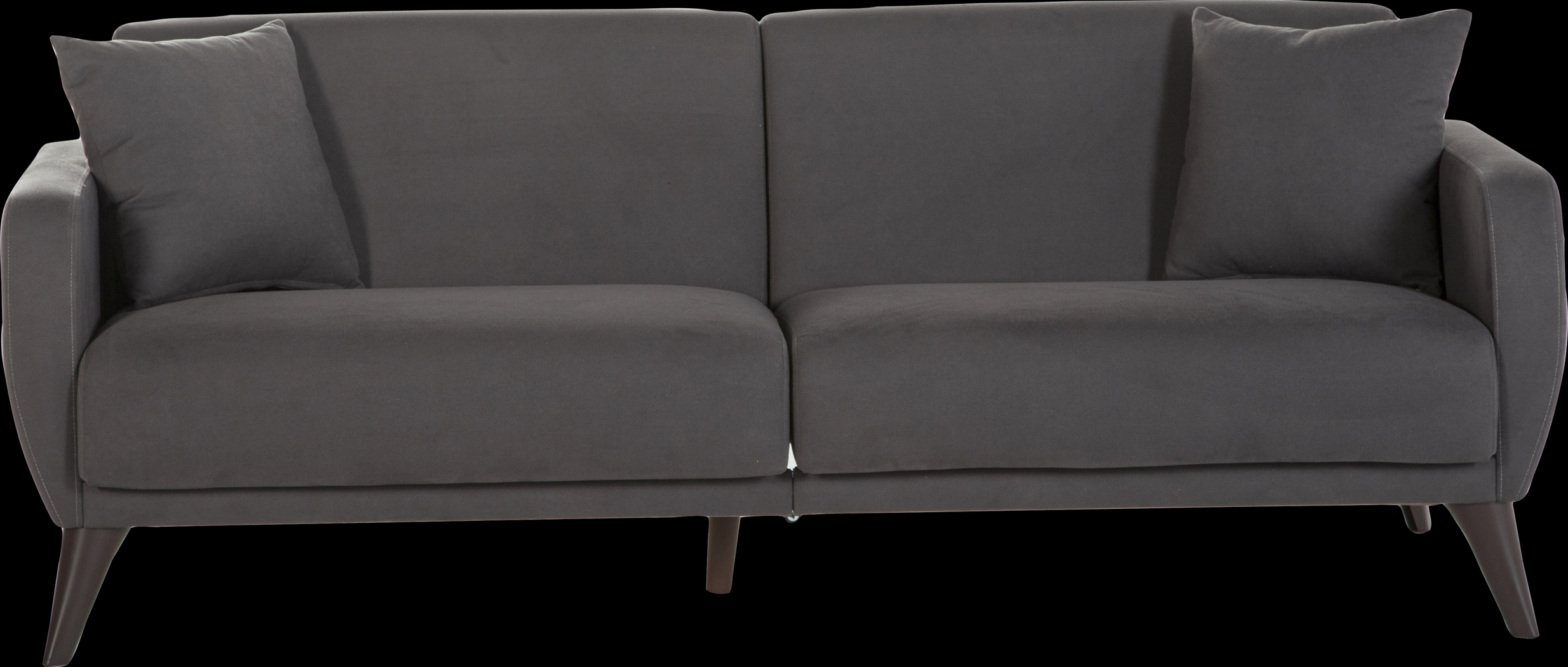 Tusico Charcoal Sleeper Sofa - Thumbnail - Image 1