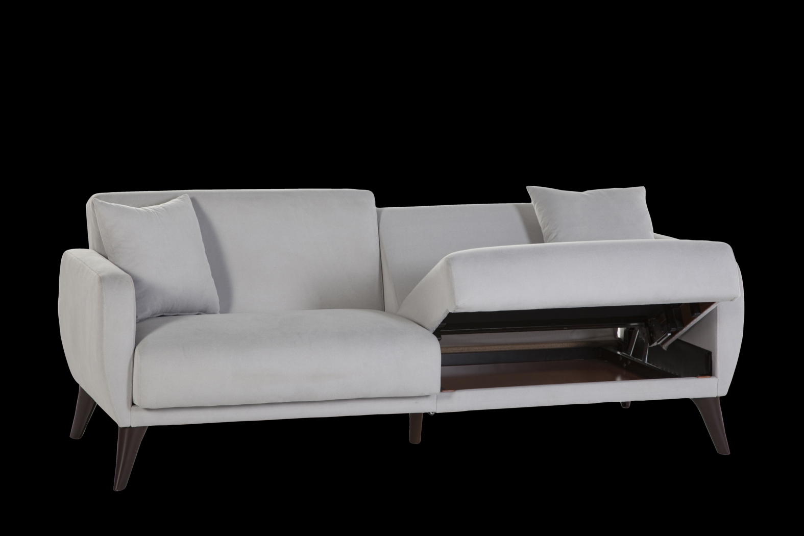 Tusico Gray Sleeper Sofa - Thumbnail - Image 4
