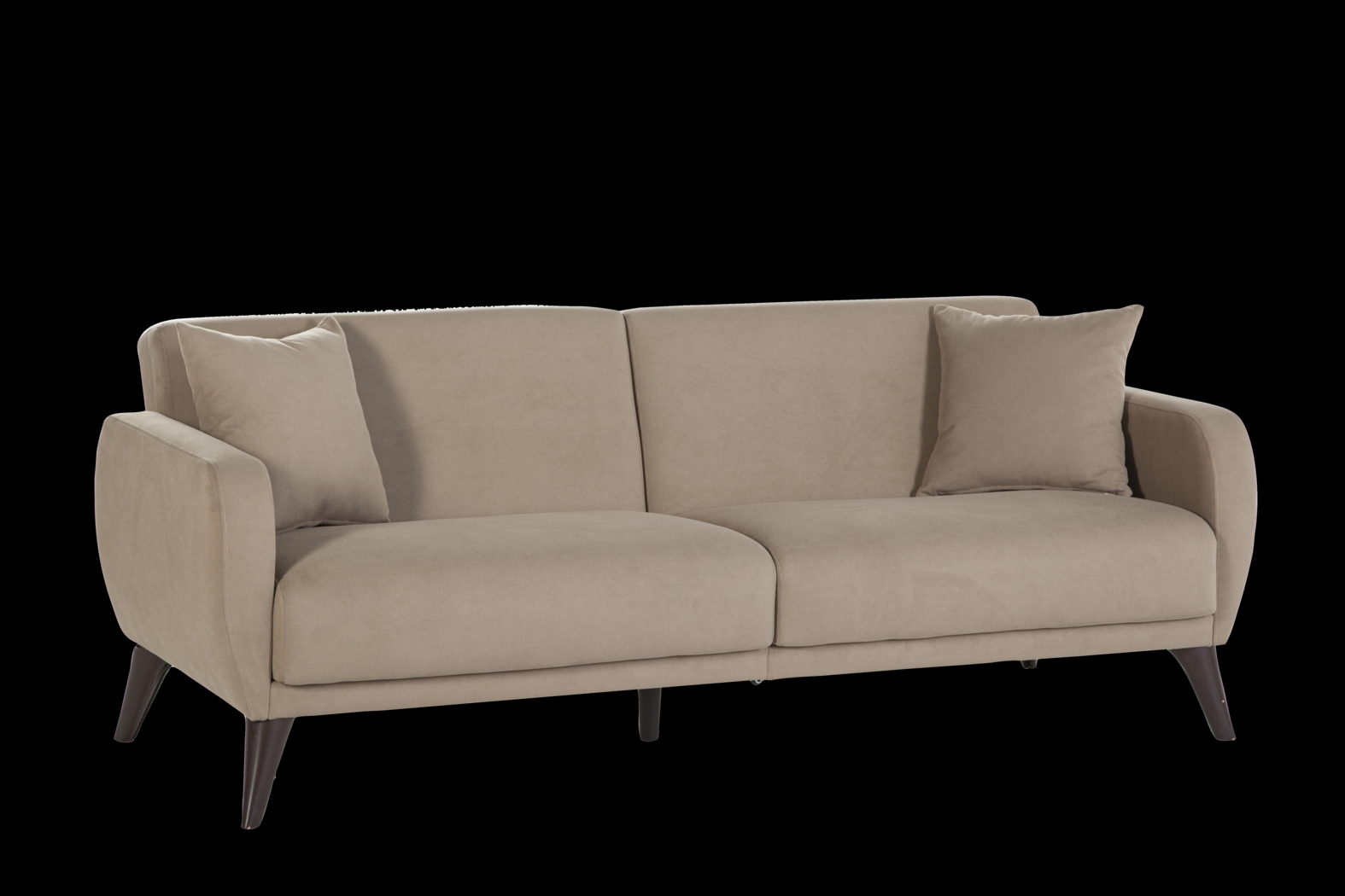 Tusico Taupe Sleeper Sofa - Thumbnail - Image 2