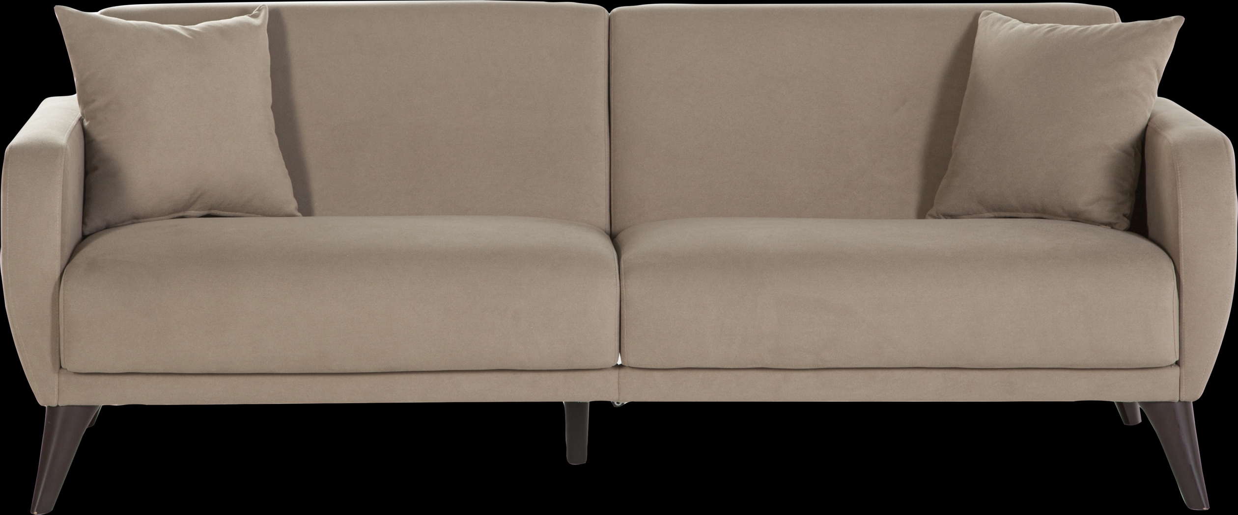 Tusico Taupe Sleeper Sofa - Thumbnail - Image 1