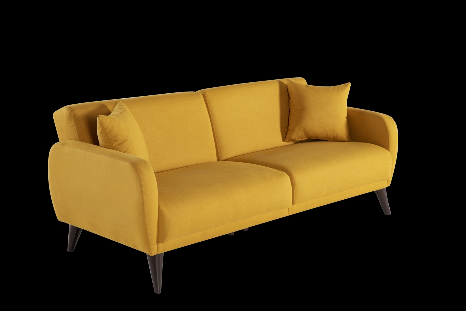 Tusico Yellow Sleeper Sofa - Thumbnail - Image 2