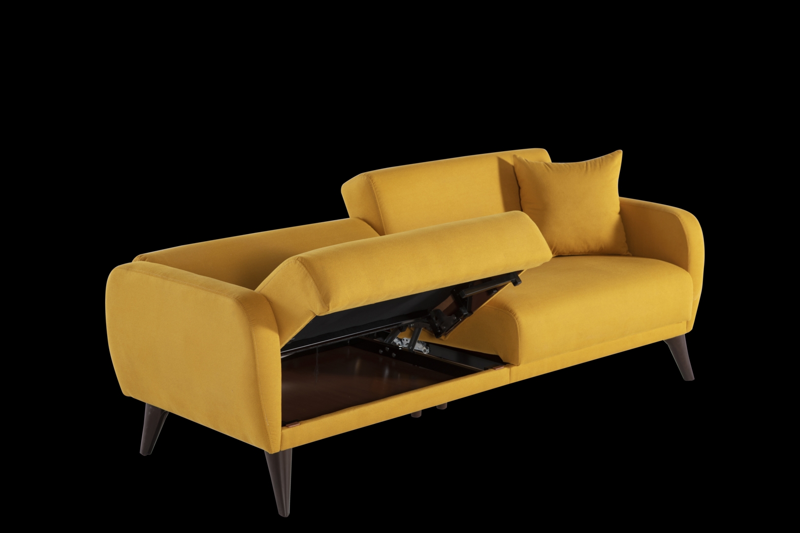 Tusico Yellow Sleeper Sofa - Thumbnail - Image 3