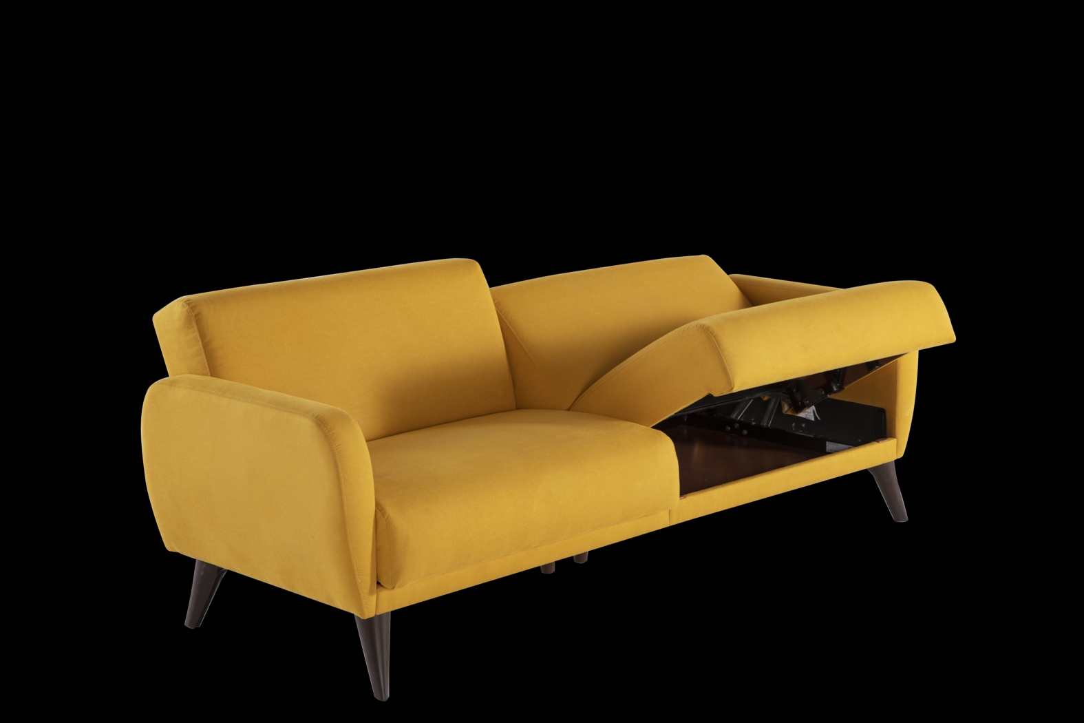 Tusico Yellow Sleeper Sofa - Thumbnail - Image 4