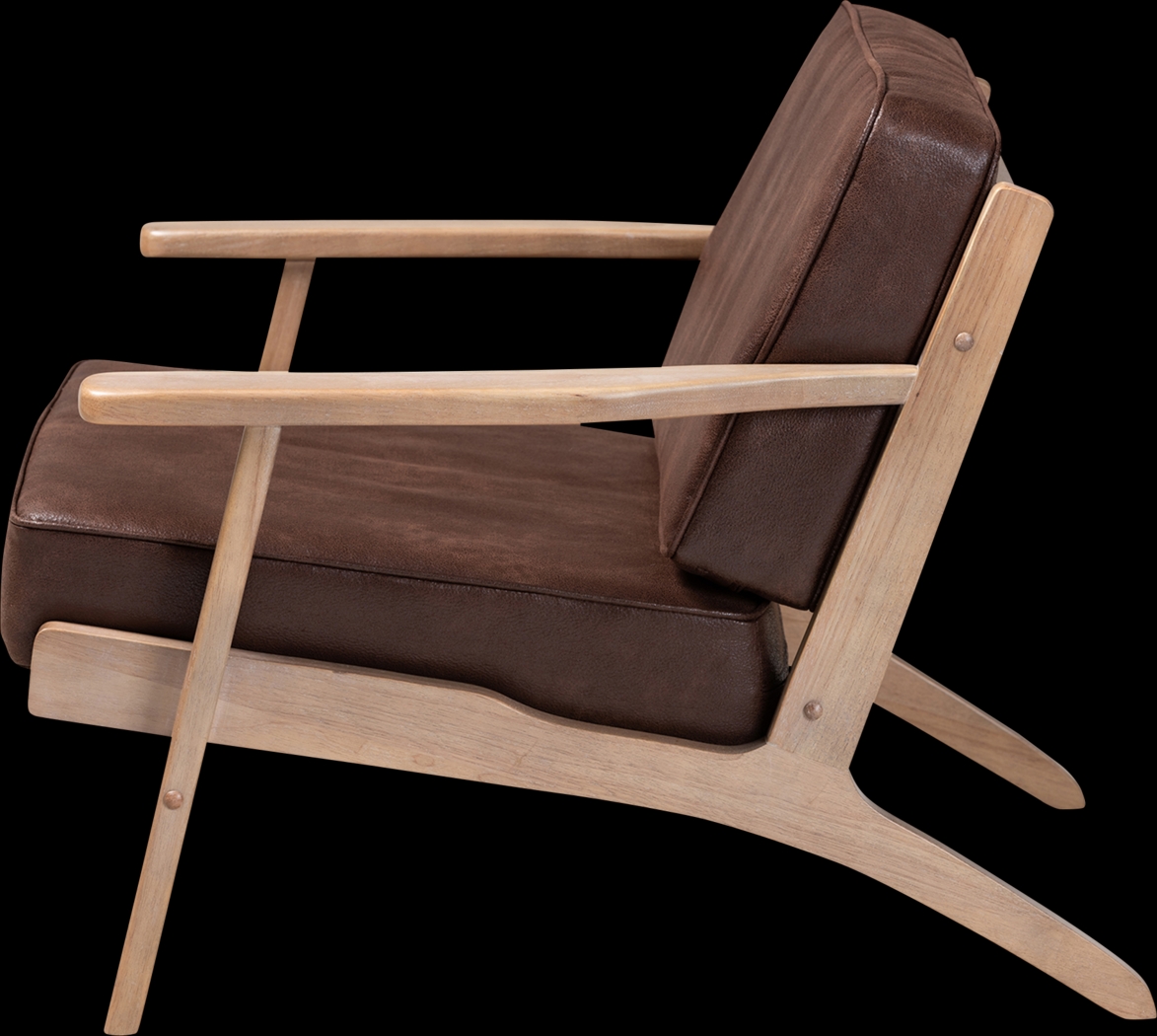Tuthill Brown Accent Chair - Thumbnail - Image 3