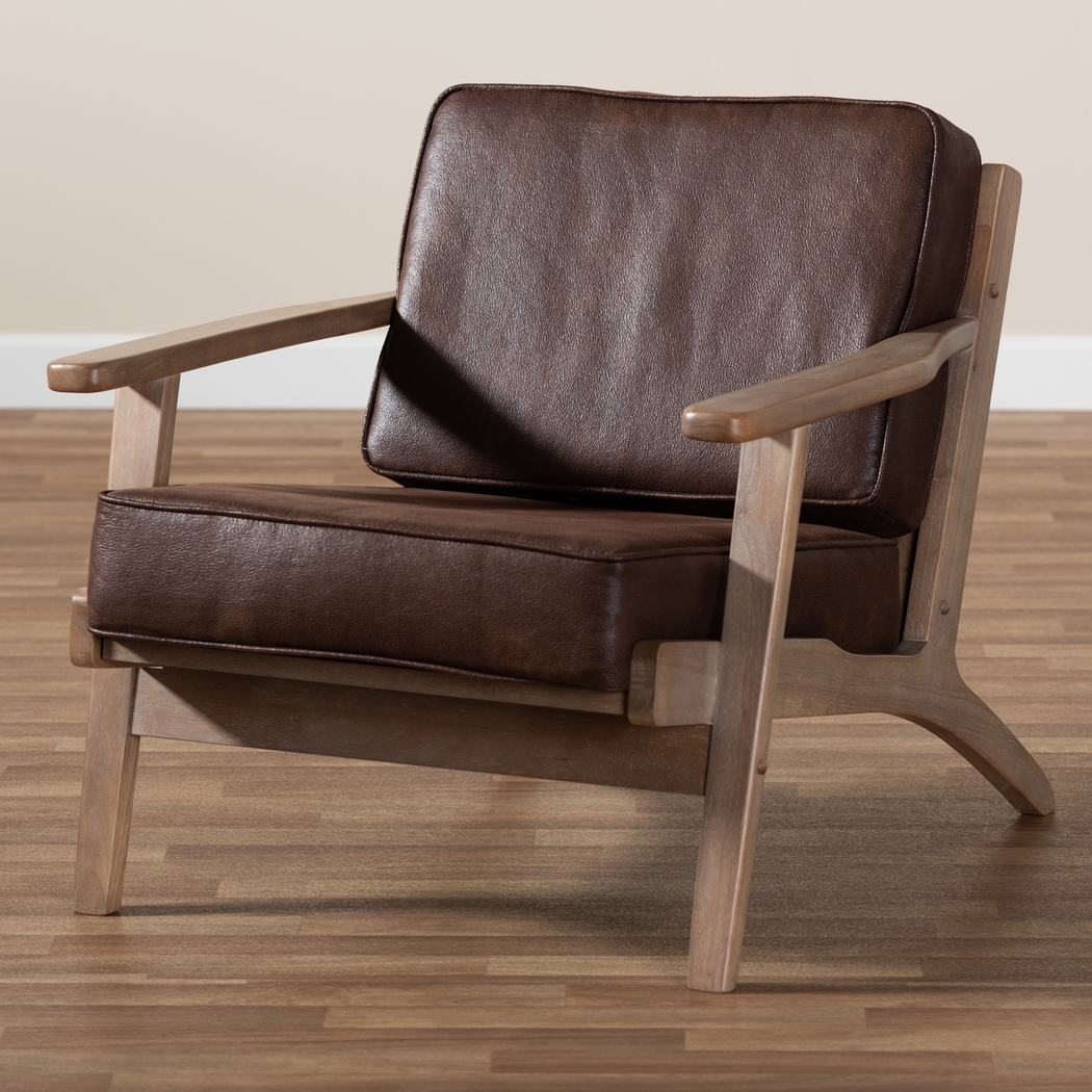Tuthill Brown Accent Chair - Thumbnail - Image 7