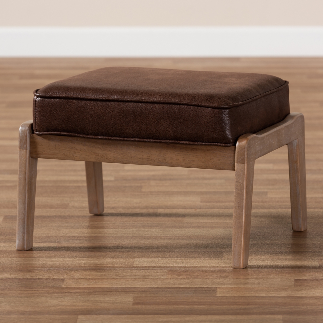 Tuthill Brown Ottoman - Thumbnail - Image 5