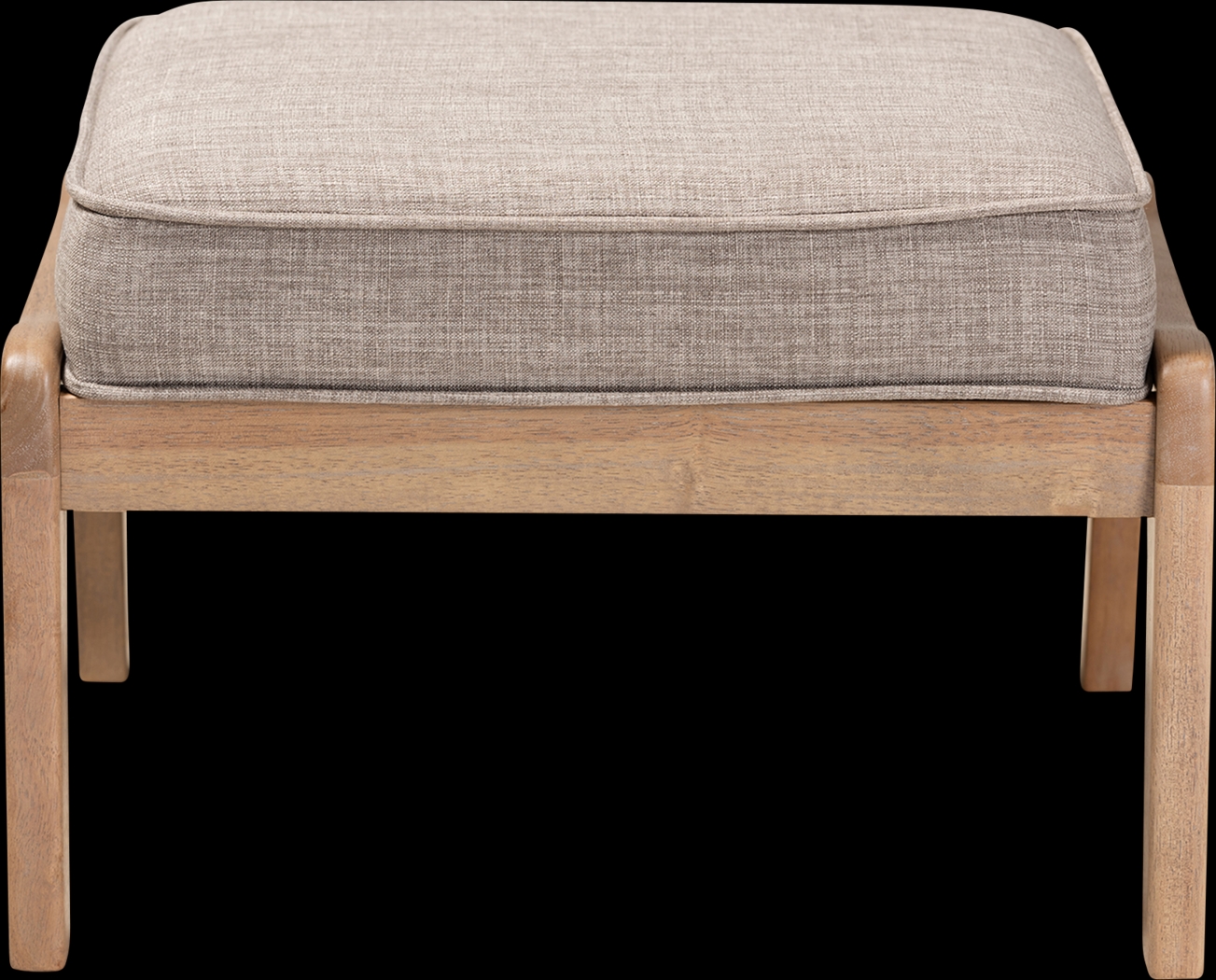 Tuthill Gray Ottoman - Thumbnail - Image 2