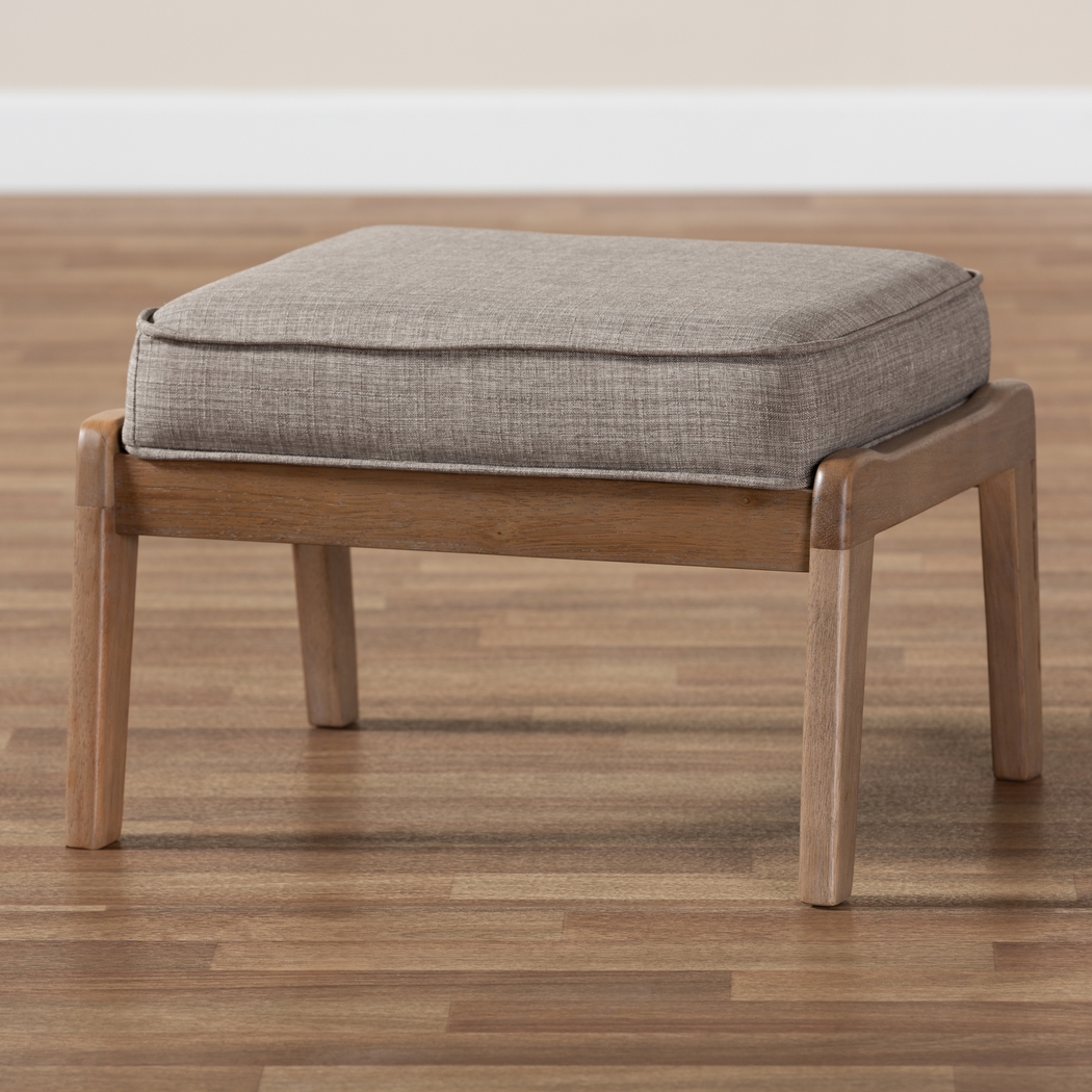Tuthill Gray Ottoman - Thumbnail - Image 5