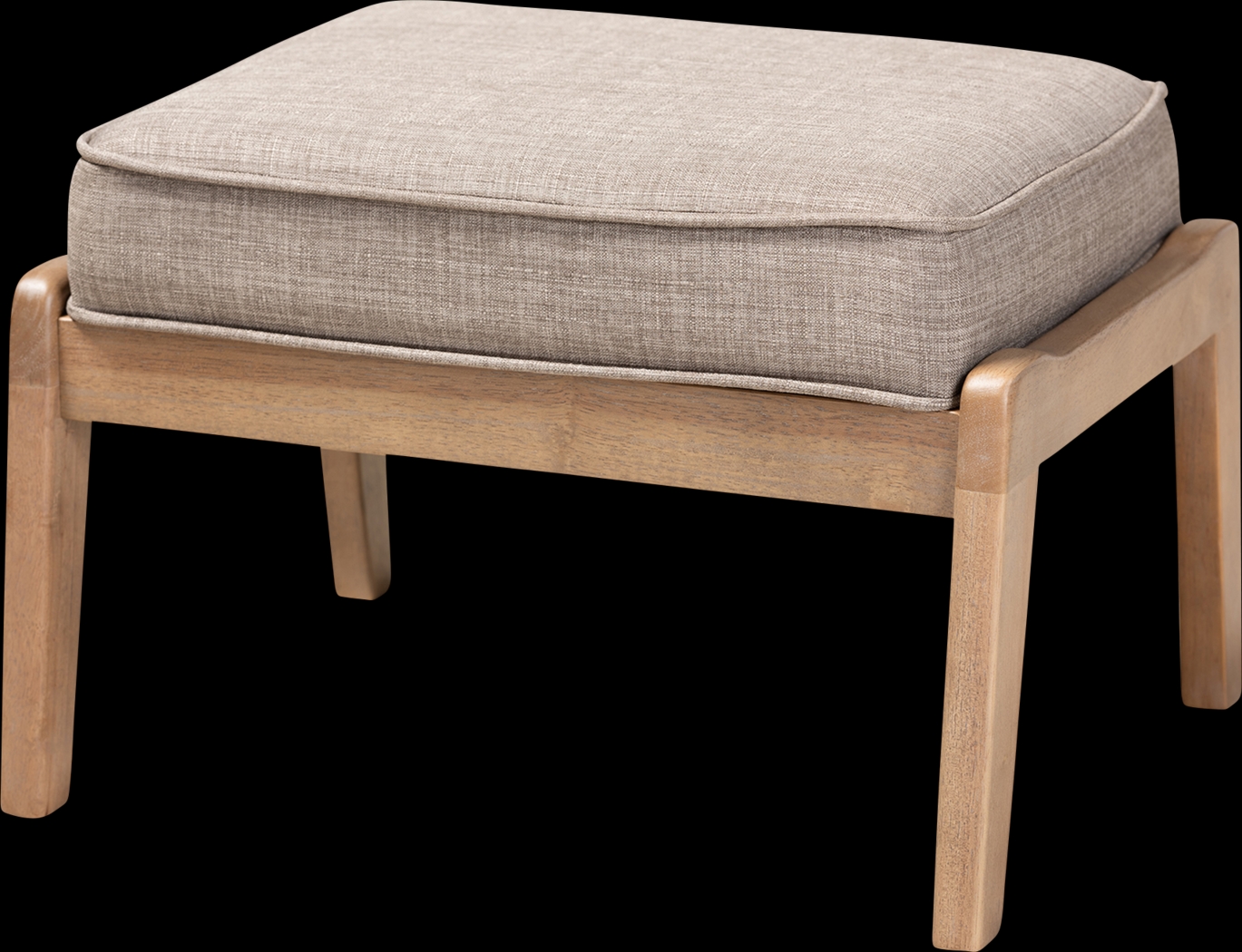 Tuthill Gray Ottoman - Thumbnail - Image 1